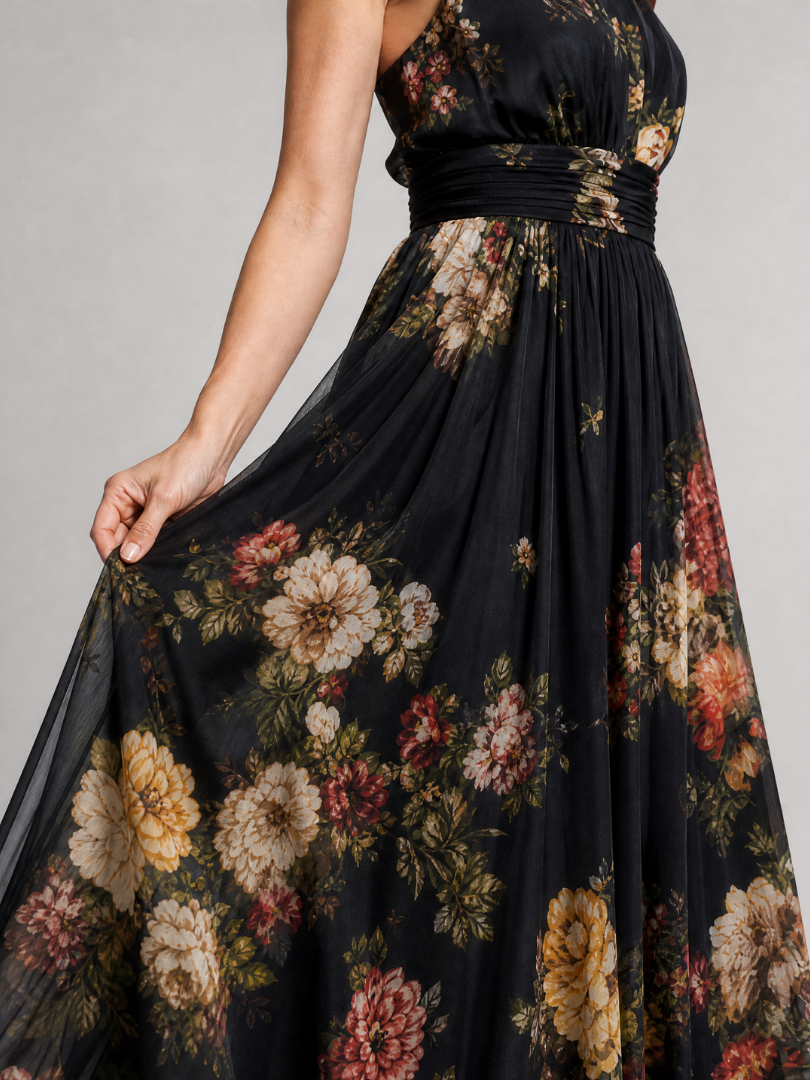 Westique | Fior Floral Halter Neck Midi Dress