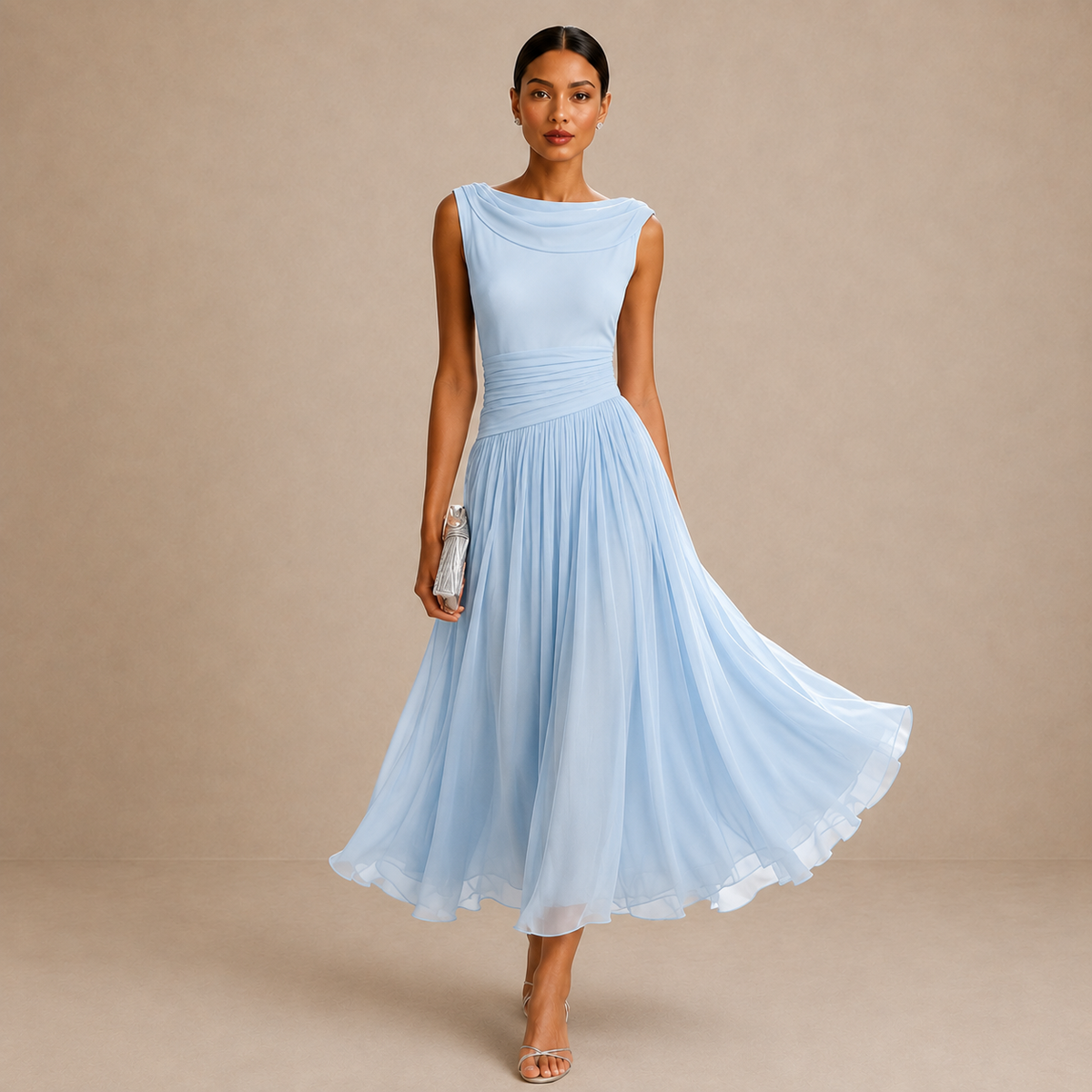 Westique | Pleated Midi Dress