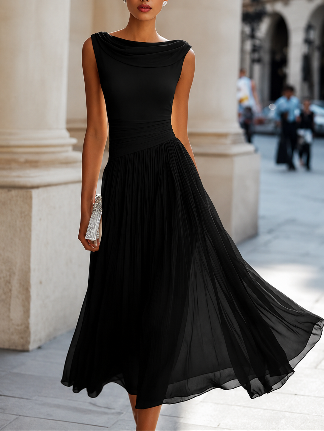 Westique | Pleated Midi Dress