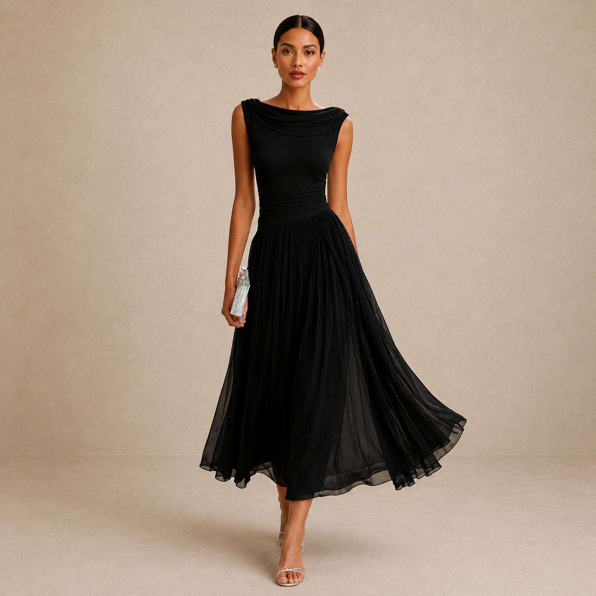 Westique | Pleated Midi Dress
