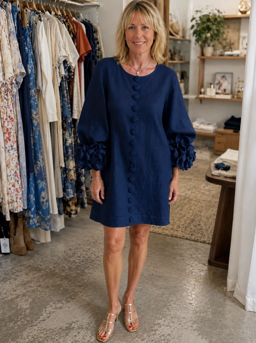Westique | Florence Floral Button-Down Mini Dress