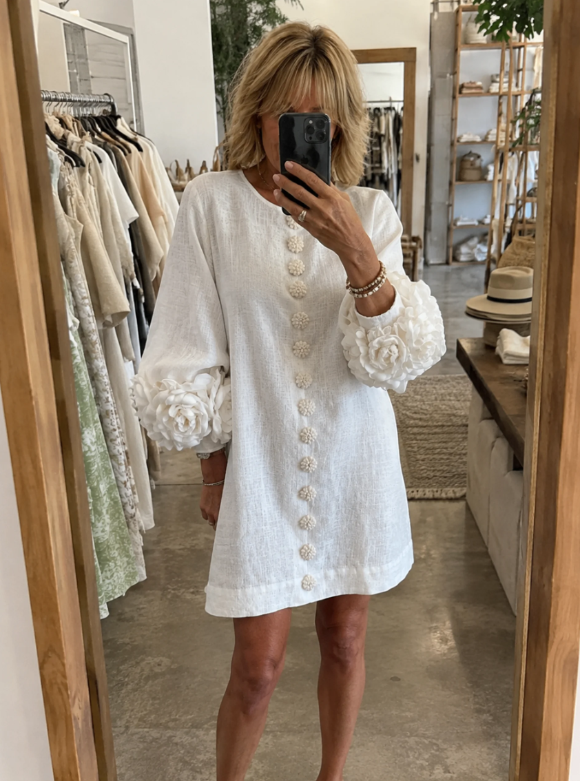 Westique | Florence Floral Button-Down Mini Dress