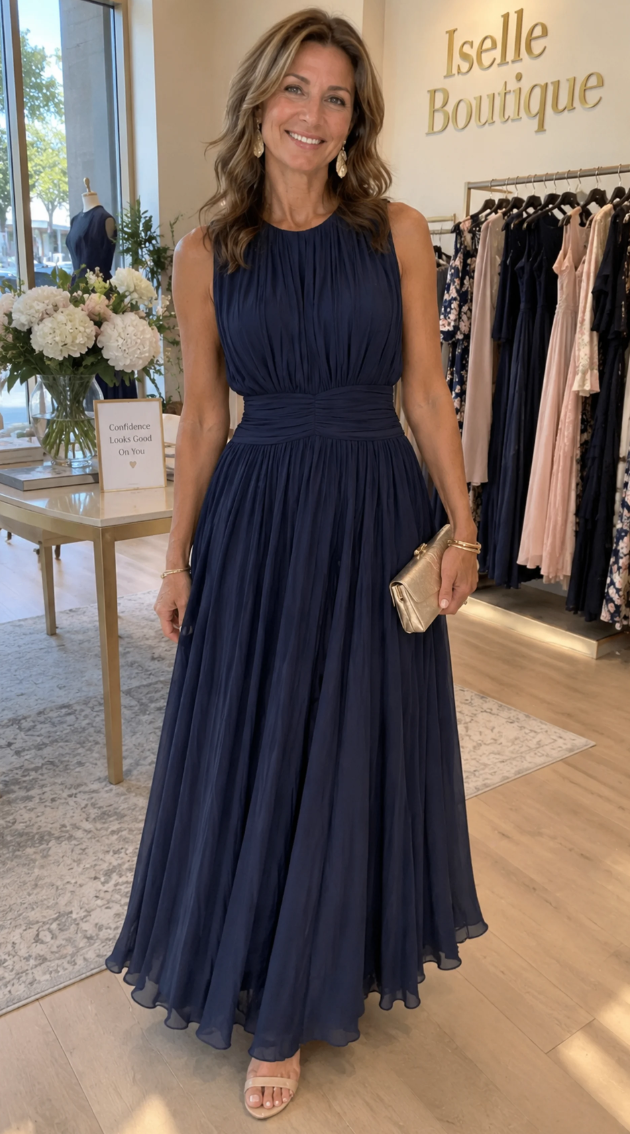 Westique | Roxanne Ruched Waist Sleeveless Maxi Dress