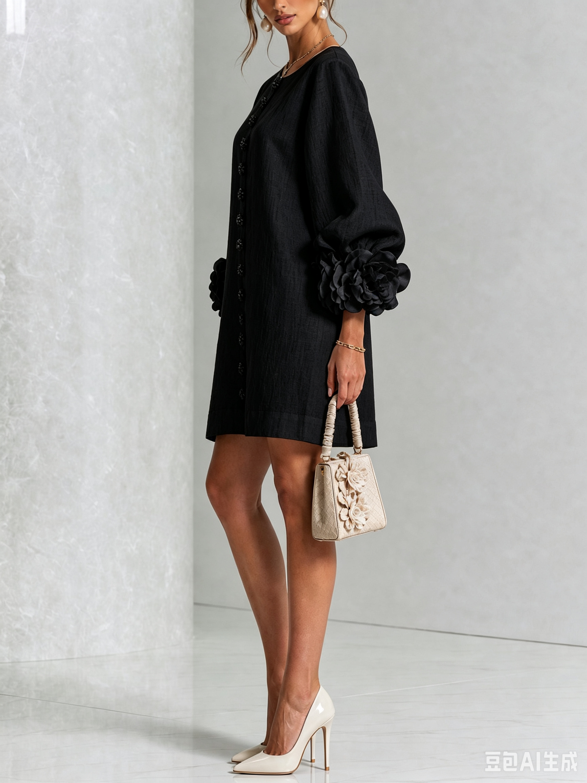 Westique | Florence Floral Button-Down Mini Dress