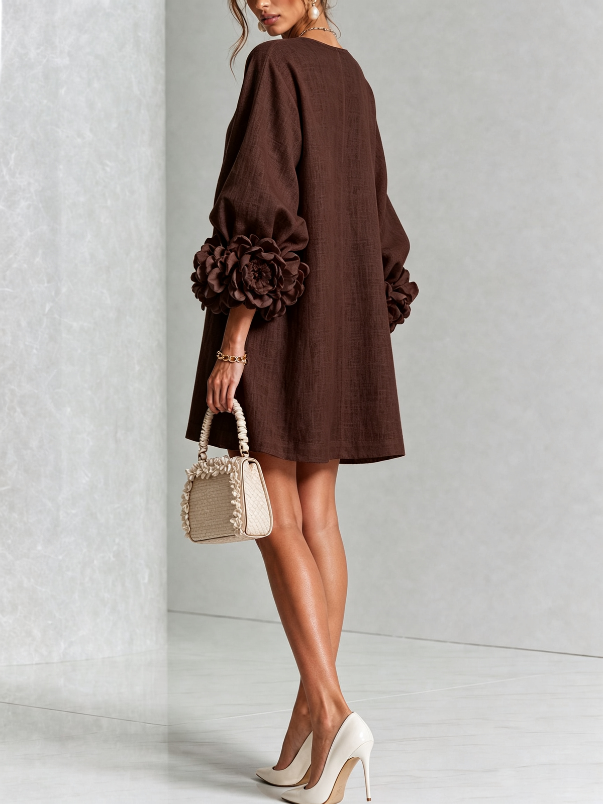 Westique | Florence Floral Button-Down Mini Dress
