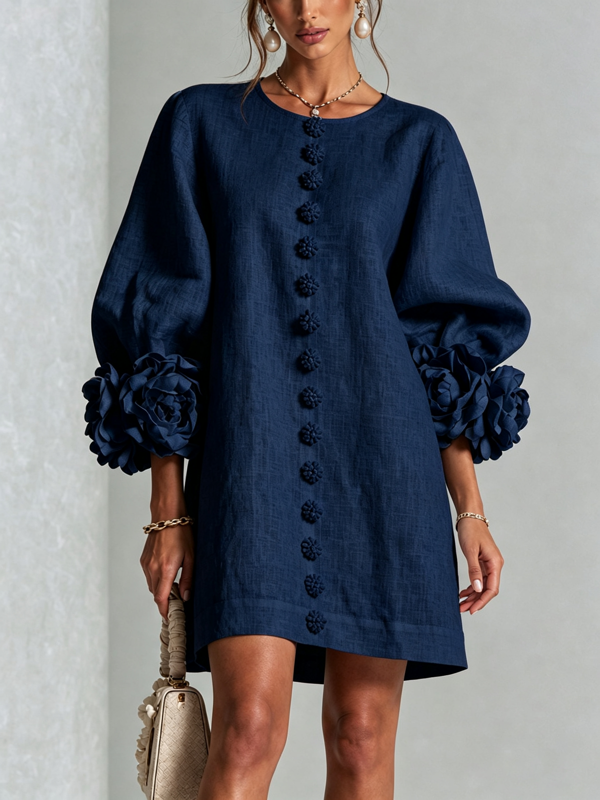 Westique | Florence Floral Button-Down Mini Dress