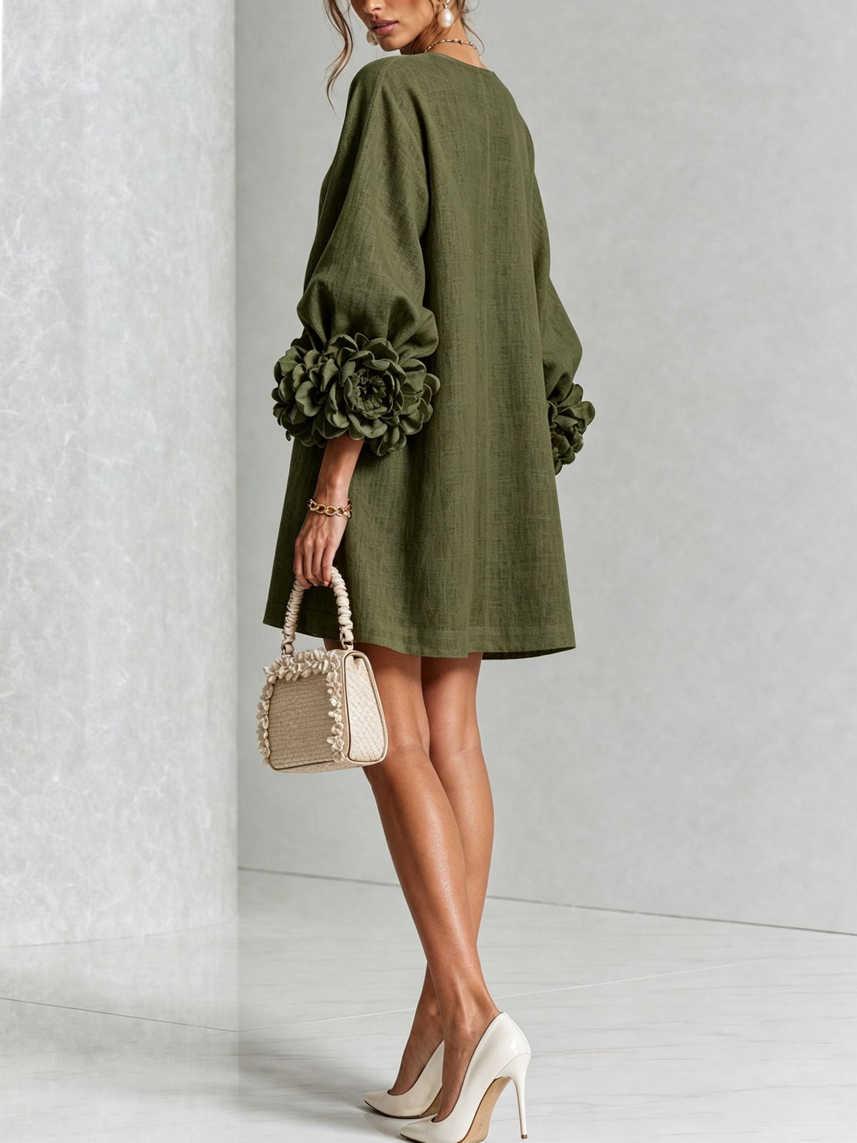 Westique | Florence Floral Button-Down Mini Dress