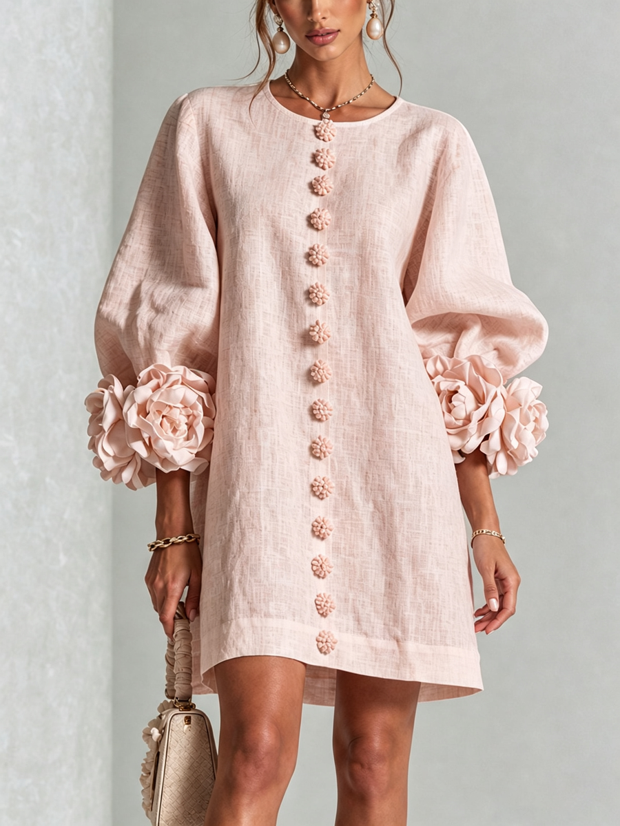 Westique | Florence Floral Button-Down Mini Dress