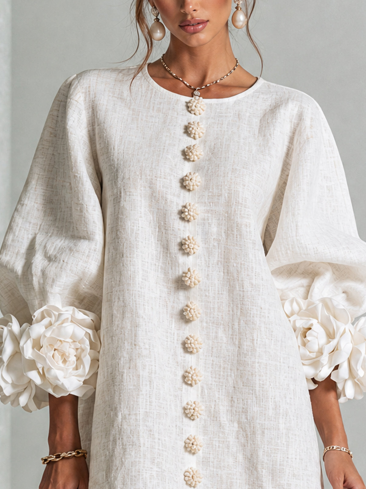 Westique | Florence Floral Button-Down Mini Dress